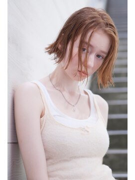 エース (ACE) ACE LA シャーベットオレンジ×切りっぱなしボブ