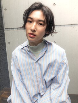 ヘアサロンエム 川越(HAIR SALON M) 黒髪☆毛先パーマのショート