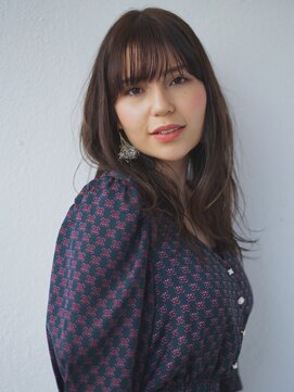 ヘアーループレル(Hair ruup Rell design works) アッシュベージュの柔らかミディアム