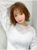 LallYou　錦糸町　シアーカラーゆるふわ無造作パーマショート