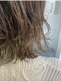 グレージュハイライト
