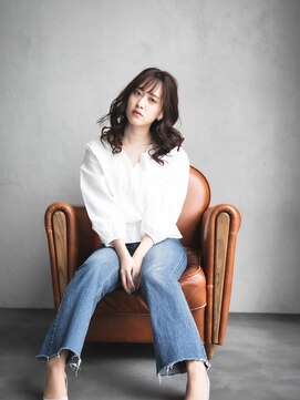 ペスカ 博多駅前店(pesca) pesca博多駅前店/小顔/オリーブカラー/セミウェットウェーブ