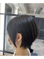 耳掛けショートスタイル/20代/30代/40代/50代/ミニボブ