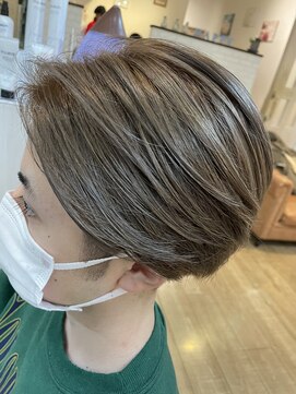 ギフト ヘアー サロン(gift hair salon) 【ミルクティーグレージュ×メンズ】