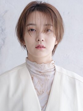 アヴァンスアンス 広島袋町店(AVANCE.ens) シースルーバング×丸みショート