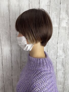 ビューティドレッセヤマノ 池袋パルコ(Beauty Dresse YAMANO) 【インナーカラー】【ショート】素髪風マッシュヘア♪