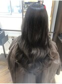 ロングスタイル×ラベンダーブラウン