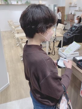モリオフロムロンドン 松戸店(Morio from London) 【松戸 岩口】パーマ残りマッシュショート