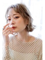 エイトヘアデザイン(EigHt hair design)&nbsp;大人かわいいボブ　ベージュ系カラー