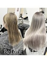 エクステ専門店あるじゃんすー 宇都宮店&nbsp;シルバー#シールエクステ#大人ガーリー#グレージュ#韓国#宇都宮