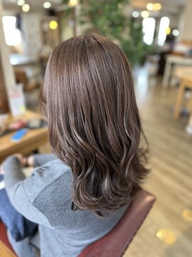 ヘア カンパニー トワ 千葉店(TOWA) ブリーチなしカラー×ミルクティー！！