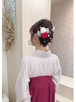 プリマベーラ(Primavera)&nbsp;卒業式のヘアセット・はかま着付け 42