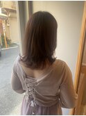 ミディアムレイヤースタイル