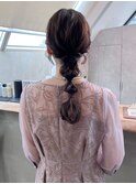 ウェーブミディアム×髪質改善ヘアセット/ヘアアレンジ[表参道]