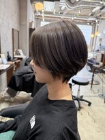 ロンドカスティーヨ 四日市(Lond castillo)&nbsp;ショート　ショートボブ　ハイライト　グレージュ