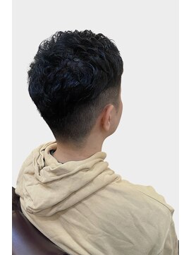 銀座マツナガ 浅草店 ツーブロ爽やか短髪ナチュラル癖毛風パーマ