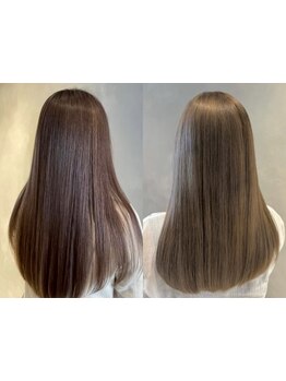 【縮毛矯正はbona.にお任せ☆】髪の毛の状態やクセをしっかり見極めて、憧れのサラツヤストレートが叶う★