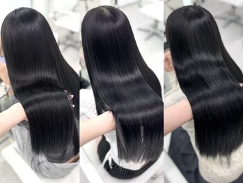 リヴ オオサカ(LIV OSAKA)の写真/暗めでも重く見せない。ブリーチなしWカラーで叶える透け感◎