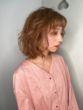 カバーヘア ブリス 川口(COVER HAIR bliss) 大人可愛いぱっつん前髪ひし形小顔ボブディp1川口20代30代40代