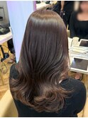 暗めカラー/韓国風巻き/レイヤーカット/髪質改善/縮毛矯正/銀座