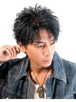 オーシャントーキョー ホワイト 原宿(OCEAN TOKYO WHITE)&nbsp;波打ちセンターパートウルフツイストスパイラル縦落ちスパイラル