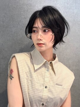 ロンドブルーム 天神大名店(Lond Bloom) -10歳若見え/ショートボブ/白髪ぼかし/ハイライト