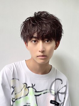 シーン 原宿(scene)の写真/カジュアルに決まるメンズヘア/学割U24/原宿/テーパーフェード/シャドウパーマ/パーマ落とし/縮毛矯正