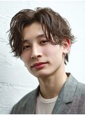 センターパート×束感ニュアンスパーマ【TELAHAIR五井】