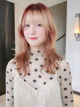 クラメールパリ 福岡(Kraemer Paris) 天神レイヤーカット×透明感デザインカラー