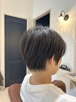 オレンジポップ 流山おおたかの森店(ORANGE POP)&nbsp;ダークパープル/ナチュラルショート/アシンメトリー