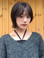 ブゾン(buZon)&nbsp;【buZon ブゾン】外はねボブ×ダークブラウン