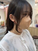 hyon myon/RISEbyREVO 綾瀬店【ヒョンミョン】&nbsp;ハッシュカット/デザインカラー/グレージュ[綾瀬駅/韓国ヘア]