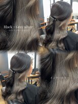 ヘアカロン 熊本下通店(Hair CALON)&nbsp;インナーカラー/イヤリングカラー/グレーシルバー/ダブルカラー