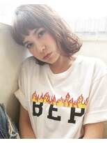 ランプ ヘアー(lamp hair)&nbsp;切りっぱなし×パーマ★外国人風ラフカール♪