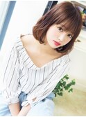 【ヘアジュレドゥ 花井】 モテナチュラル可愛い~フェミニンボブ
