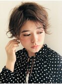【ロンドルージュ佐藤詩穂】外ハネMIXのオシャレショート