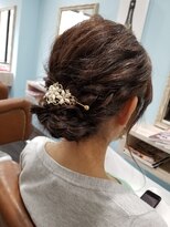 ルークス 中央林間(LOOOKS) シンプルにちょっと編み込み感あるヘアセット