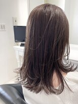 ★岡田有加★20代30代/束感ミディ