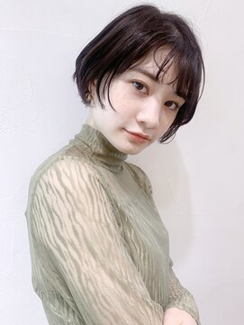 アイティーバイアルバム 八王子店(IT by ALBUM) ラフショート_カーキグレージュマッシュショート_8539