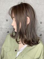 オリンテ バイ レシッド 表参道(orente by rcid)&nbsp;小顔くびレイヤー☆ワンカールくびれヘア×カーキシアーカラー