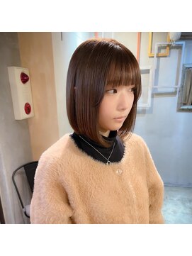 ハッチ(HACCH) 前髪あり大人ショートボブ20代30代40代　HACCH