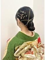 ラックセカンドスペース(LUCK 2nd SPACE)&nbsp;【成人式ヘア】艶シニヨン　　畑瀬彩華