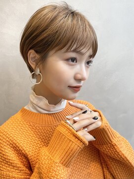 サークル(circle) 大人可愛い20代30代40代50代小顔ショートボブ丸みショートくびれ