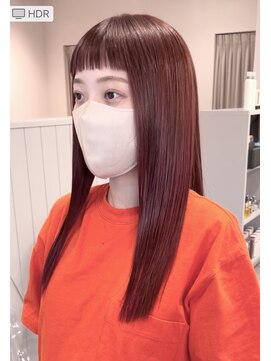 リト 天王寺阿倍野店(Retto:) レッドブラウンストレートヘアー