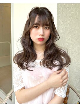 ニコフクオカヘアーメイク(NIKO Fukuoka Hair Make) 【NIKO】透明感ベージュカラー♪ガーリーヘア