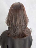 アイティー バイ アルバム 浦和店(IT by ALBUM)&nbsp;ブラウンミディアムレイヤー_マチルダボブ_ba463292