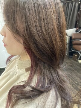 テテクルー(tete et clou) イヤリングカラーのダブルカラー