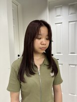 ゼスト 八王子店(ZEST)&nbsp;レッドブラウン/暖色カラー/顔周りレイヤー【藤野はるひ】