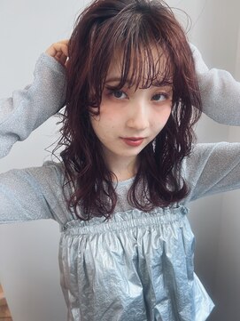 エクリフルール(equri fleur) 【目黒】 外ハネレイヤーウェーブ