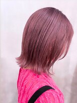 イーストハムヘッドショップ(EAST HAM head shop) 透明感カラー/ピンクレッド/ミディアムボブ